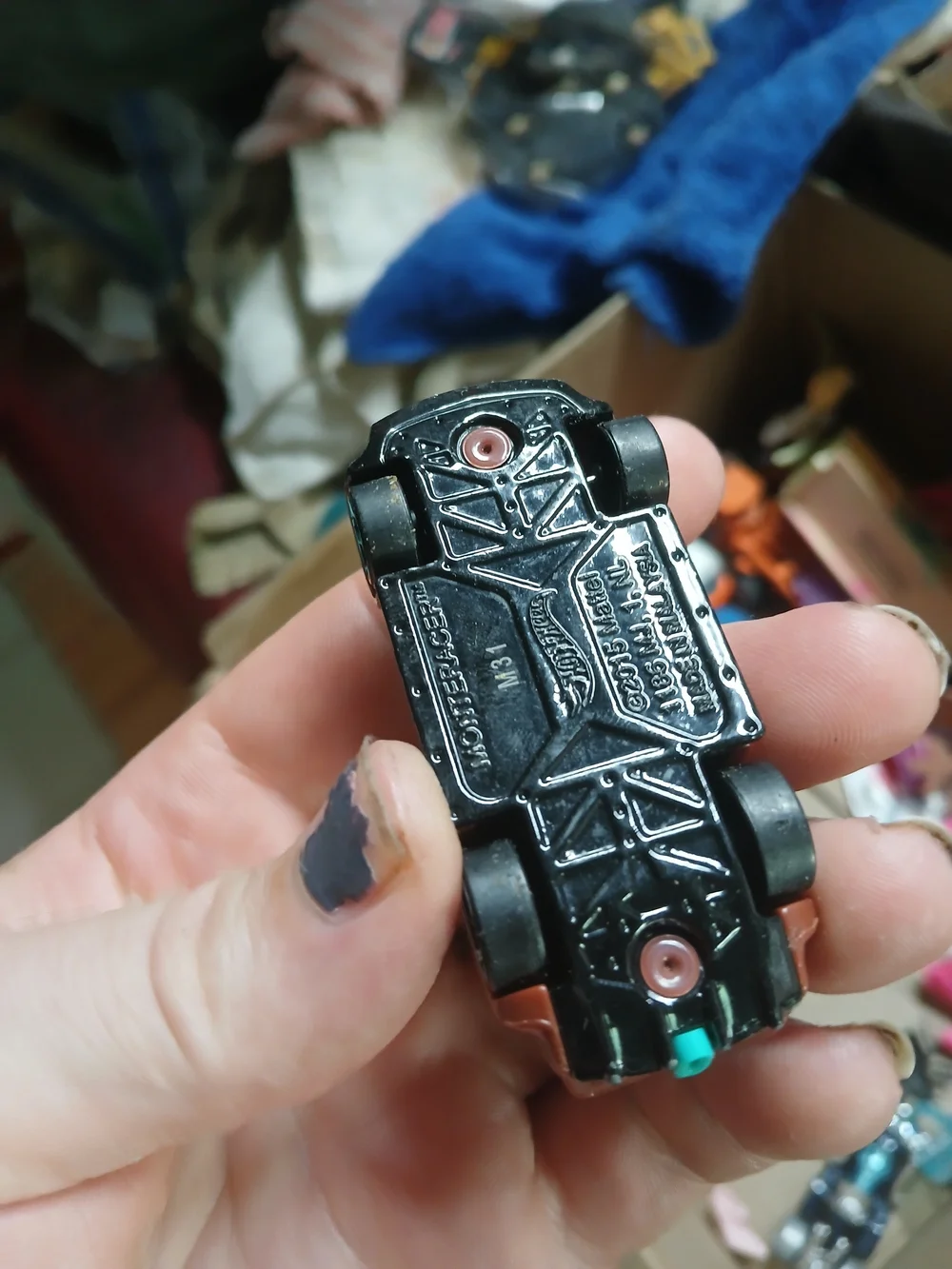 1:64 scale Hot Wheels Monteracer, specifically the 2019 Multipack Exclusive